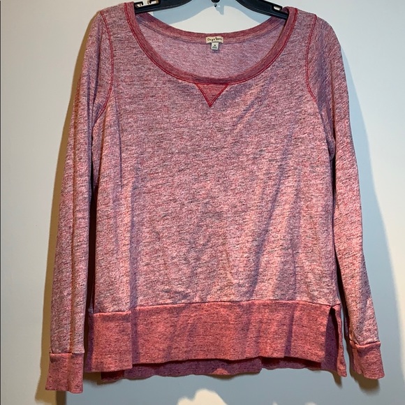 Chip & Pepper Tops - Chip & Pepper pink scoop neck sweatshirt